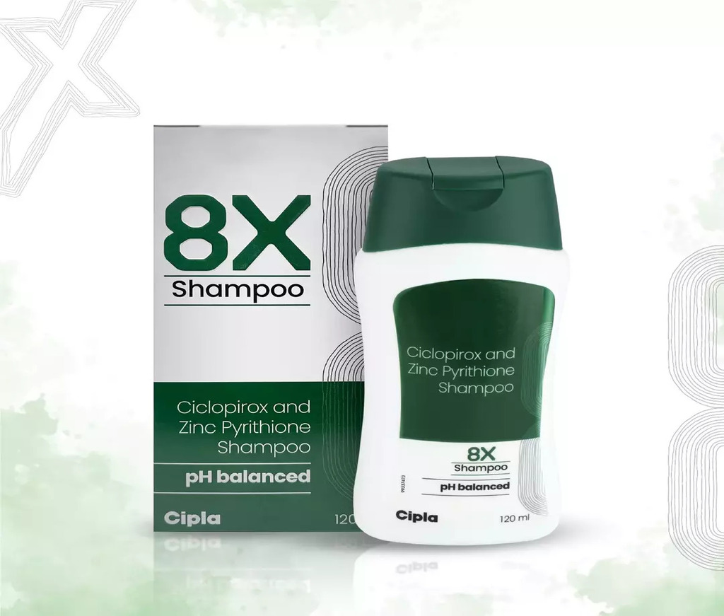 8X SHAMPOO WITH ZPTO 120ML      1