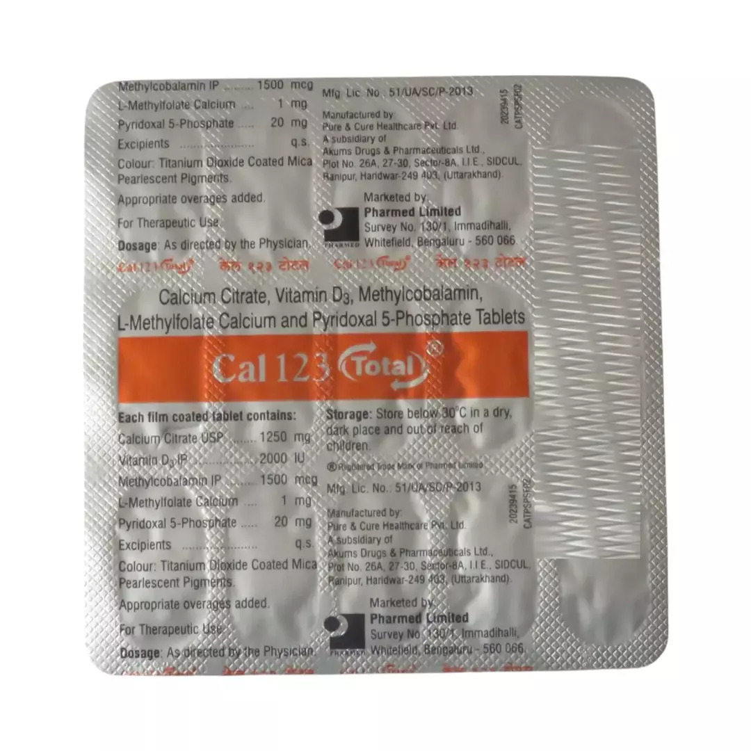CAL 123 TOTAL TAB 15 S