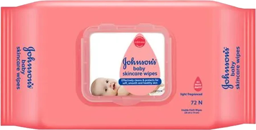 JOHNSON BABY SKINCARE WIPES 72 S